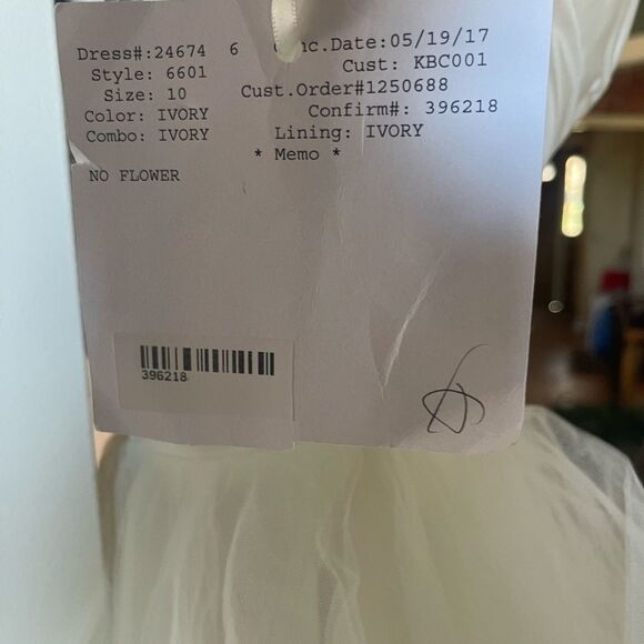 Hayley Paige The Paige Dress NWT Wedding gown Size 10 - Picture 7 of 9